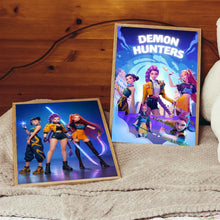Lade das Bild in den Galerie-Viewer, Dekoratives Hunterix Wandposter als Kunstdruck im K-Pop Demon Hunters Stil