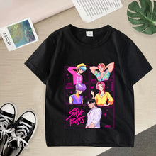 Lade das Bild in den Galerie-Viewer, Stylische K-Pop Demon Hunters T-Shirts für Kinder