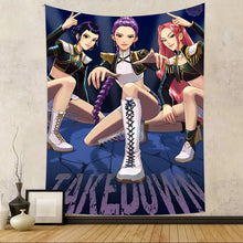 Lade das Bild in den Galerie-Viewer, Dekoratives Hintergrund- und Wandposter im K-Pop Demon Hunters Design – ideal für Geburtstage, Events und Partys