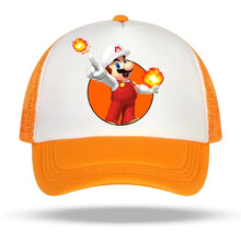 Lade das Bild in den Galerie-Viewer, Farbenfrohe Super Mario Baseball Caps Mützen für Kinder oder Erwachsene