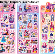 Lade das Bild in den Galerie-Viewer, Kpop Demon Hunters Aufkleber Sticker Set Bögen