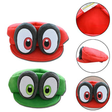 Lade das Bild in den Galerie-Viewer, Super Mario Odyssey Cosplay Mützen (Luigi oder Mario)