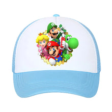 Lade das Bild in den Galerie-Viewer, Farbenfrohe Super Mario Baseball Caps Mützen für Kinder oder Erwachsene