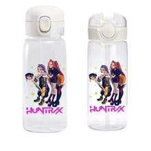 Lade das Bild in den Galerie-Viewer, Praktische Hunterx K-Pop Demon Hunters Wasserflasche für Sport & Alltag – erhältlich in 400 und 600 ml