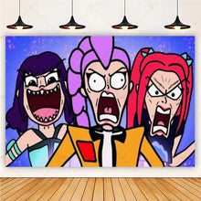 Lade das Bild in den Galerie-Viewer, HUNTR/X K-Pop Demon Hunters Wandposter in großem Format – ideal für Feier, Party oder Geburtstag