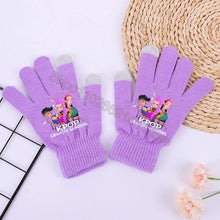 Lade das Bild in den Galerie-Viewer, Lila K-Pop Demon Hunters Winterhandschuhe für warme Hände an kalten Tagen