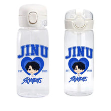 Lade das Bild in den Galerie-Viewer, Praktische Hunterx K-Pop Demon Hunters Wasserflasche für Sport & Alltag – erhältlich in 400 und 600 ml