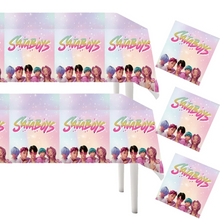 Lade das Bild in den Galerie-Viewer, Dekorative Tischdecke im K-Pop Demon Hunters Design für Feiern und Geburtstage