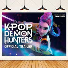 Lade das Bild in den Galerie-Viewer, HUNTR/X K-Pop Demon Hunters Wandposter in großem Format – ideal für Feier, Party oder Geburtstag