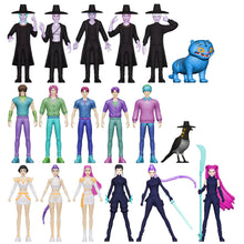 Lade das Bild in den Galerie-Viewer, HunterX Figuren Kpop Demon Hunters Spielzeug Figuren Set