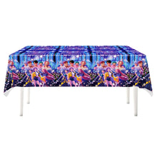Lade das Bild in den Galerie-Viewer, Dekorative Tischdecke im K-Pop Demon Hunters Design für Feiern und Geburtstage