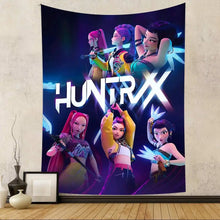 Lade das Bild in den Galerie-Viewer, Dekoratives Hintergrund- und Wandposter im K-Pop Demon Hunters Design – ideal für Geburtstage, Events und Partys