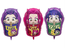 Lade das Bild in den Galerie-Viewer, Huntrx K-Pop Demon Hunters Luftballon-Set (8 Stk.) mit Zoey-, Rumi- und Mira-Motiven für Feier und Geburtstag