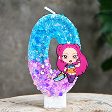 Lade das Bild in den Galerie-Viewer, Festliche K-Pop Demon Hunters Kerze – inklusive Jahreszahl für Geburtstage