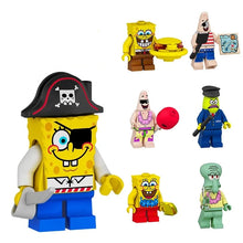 Lade das Bild in den Galerie-Viewer, Sponge Bob Mini Baustein Figuren