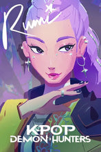 Lade das Bild in den Galerie-Viewer, Dekoratives Hunterix Wandposter als Kunstdruck im K-Pop Demon Hunters Stil