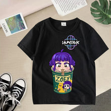 Lade das Bild in den Galerie-Viewer, Stylische K-Pop Demon Hunters T-Shirts für Kinder