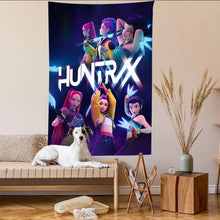 Lade das Bild in den Galerie-Viewer, Dekoratives Hintergrund- und Wandposter im K-Pop Demon Hunters Design – ideal für Geburtstage, Events und Partys
