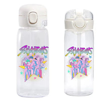 Lade das Bild in den Galerie-Viewer, Praktische Hunterx K-Pop Demon Hunters Wasserflasche für Sport & Alltag – erhältlich in 400 und 600 ml