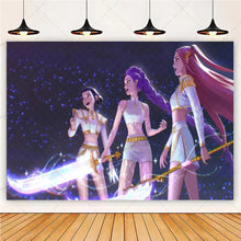 Lade das Bild in den Galerie-Viewer, HUNTR/X K-Pop Demon Hunters Wandposter in großem Format – ideal für Feier, Party oder Geburtstag