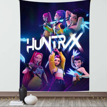 Lade das Bild in den Galerie-Viewer, Dekoratives Hintergrund- und Wandposter im K-Pop Demon Hunters Design – ideal für Geburtstage, Events und Partys