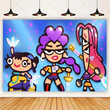 Lade das Bild in den Galerie-Viewer, HUNTR/X K-Pop Demon Hunters Wandposter in großem Format – ideal für Feier, Party oder Geburtstag