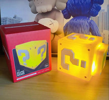 Lade das Bild in den Galerie-Viewer, Super Mario Stern oder Fragezeichen Lampe Nachtlicht Deko