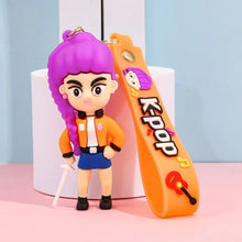 Lade das Bild in den Galerie-Viewer, Farbenfrohe K-Pop Demon Hunters Anhänger und Keychains für Fans