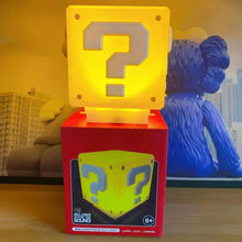 Lade das Bild in den Galerie-Viewer, Super Mario Stern oder Fragezeichen Lampe Nachtlicht Deko