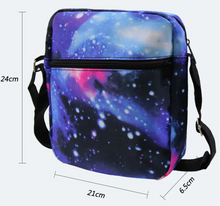 Lade das Bild in den Galerie-Viewer, Rucksack-Set im Hunterix K-Pop Demon Hunters Design mit Federtasche und passender Zusatztasche
