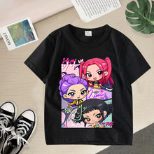Lade das Bild in den Galerie-Viewer, Stylische K-Pop Demon Hunters T-Shirts für Kinder