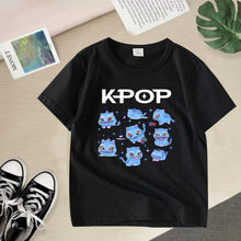 Lade das Bild in den Galerie-Viewer, Stylische K-Pop Demon Hunters T-Shirts für Kinder