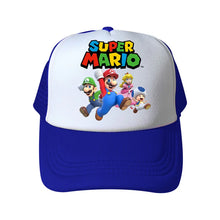 Lade das Bild in den Galerie-Viewer, Farbenfrohe Super Mario Baseball Caps Mützen für Kinder oder Erwachsene
