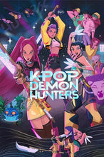 Lade das Bild in den Galerie-Viewer, Stilvoller Huntrx K-Pop Demon Hunters Kunstdruck als Wanddeko