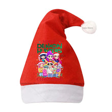 Lade das Bild in den Galerie-Viewer, Festliche Weihnachtsmütze im K-Pop Demon Hunters Design – passend für Kinder und Erwachsene