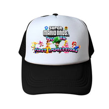 Lade das Bild in den Galerie-Viewer, Farbenfrohe Super Mario Baseball Caps Mützen für Kinder oder Erwachsene
