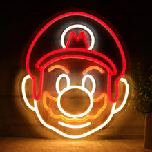 Lade das Bild in den Galerie-Viewer, Super Mario LED Neon Lampen Licht Gamer Deko