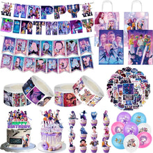 Lade das Bild in den Galerie-Viewer, Kindergeburtstag im K-Pop Demon Hunters Look – mit Banner, Bechern und weiterer Deko