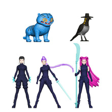 Lade das Bild in den Galerie-Viewer, HunterX Figuren Kpop Demon Hunters Spielzeug Figuren Set