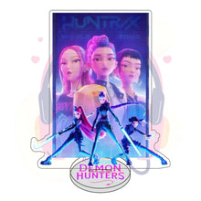 Lade das Bild in den Galerie-Viewer, Acryl-Dekofiguren der Huntrix K-Pop Demon Hunters – stylisch und detailreich