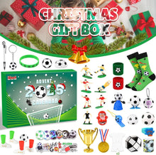 Lade das Bild in den Galerie-Viewer, Fußball Adventskalender 2025 für Kinder 24 Tage Überraschungen Socken Weihnachtsgeschenk Fans