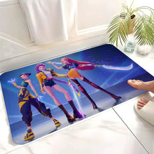 Lade das Bild in den Galerie-Viewer, K-Pop Demon Hunters Zimmerteppiche und Matten mit rutschfester Unterseite
