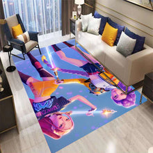 Lade das Bild in den Galerie-Viewer, Spielteppich im Stil der K-Pop Demon Hunters – ideal fürs Kinderzimmer