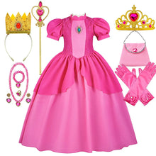 Lade das Bild in den Galerie-Viewer, Prinzess Peach Kinder Kostüm