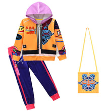 Lade das Bild in den Galerie-Viewer, Detailreiches Rumi Kinder-Cosplay im K-Pop Demon Hunters Stil