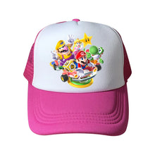 Lade das Bild in den Galerie-Viewer, Farbenfrohe Super Mario Baseball Caps Mützen für Kinder oder Erwachsene