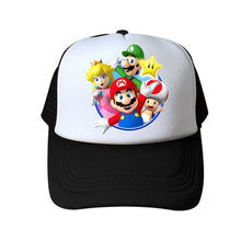 Lade das Bild in den Galerie-Viewer, Farbenfrohe Super Mario Baseball Caps Mützen für Kinder oder Erwachsene
