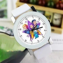 Lade das Bild in den Galerie-Viewer, K-Pop Demon Hunters Kinder Armbanduhren mit Rumi Mira Zoey HunterX Motiven