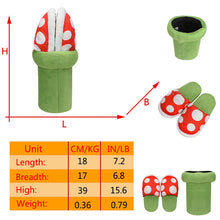 Lade das Bild in den Galerie-Viewer, Super Mario Plüschies Piranha, Hausschuhe