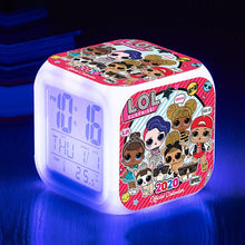 Lade das Bild in den Galerie-Viewer, Digitaler LOL Surprise Wecker mit wechselnden Farben kaufen - Pk.toys